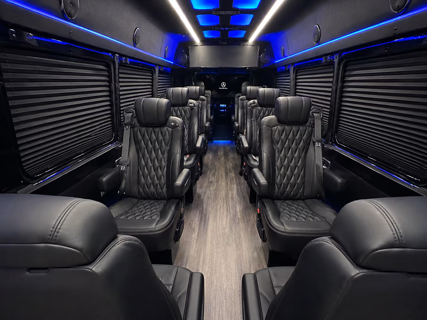 Hayward Airport Shuttle & Transportation party bus exterior