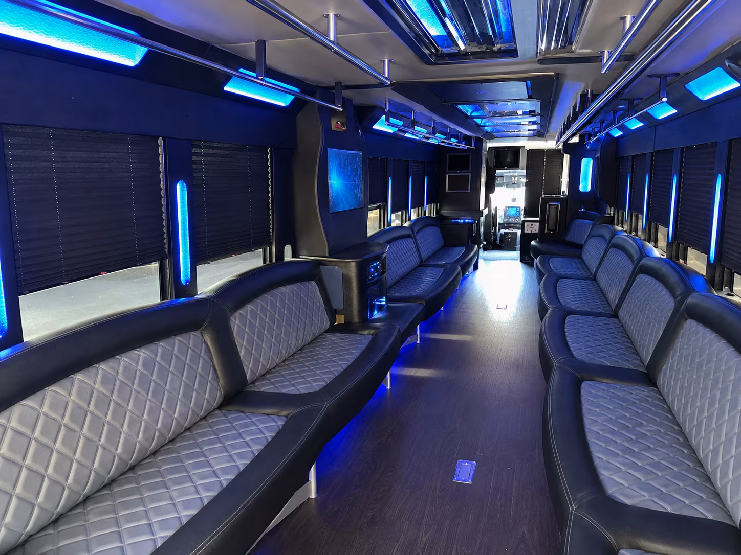 Hayward Birthday, Sweet 16, & Quinceañera Transportation party bus exterior