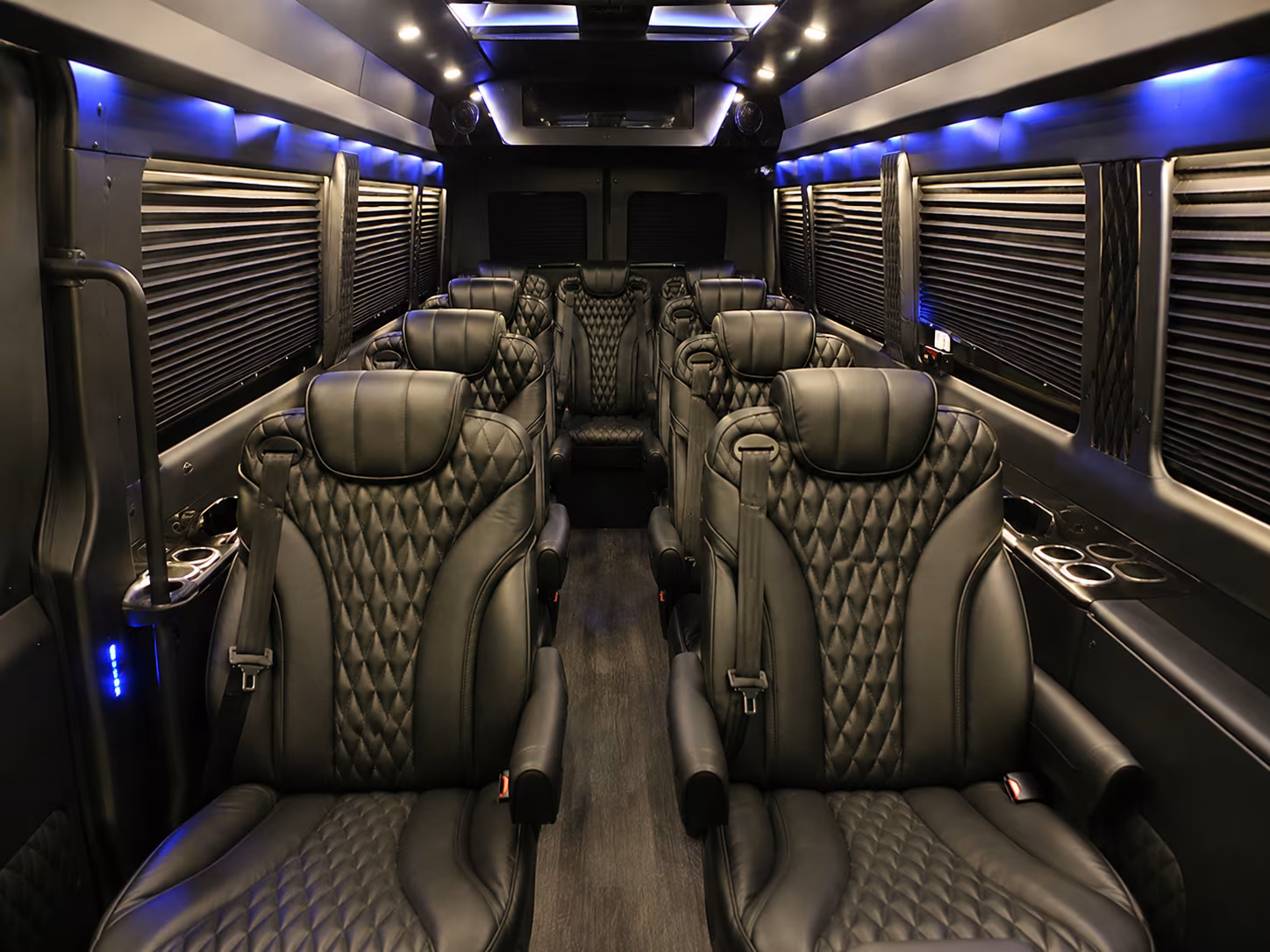 Hayward Corporate Transportation party bus exterior