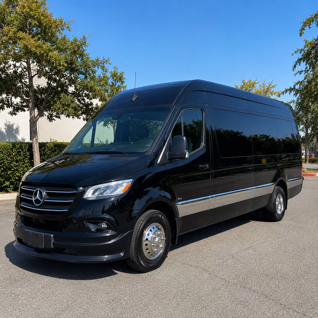 Hayward Corporate Transportation party bus exterior