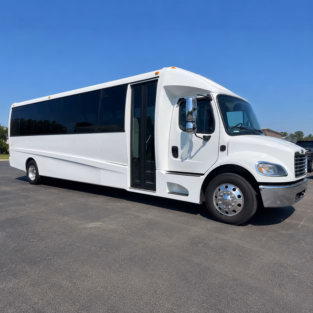 Hayward Corporate Transportation party bus exterior