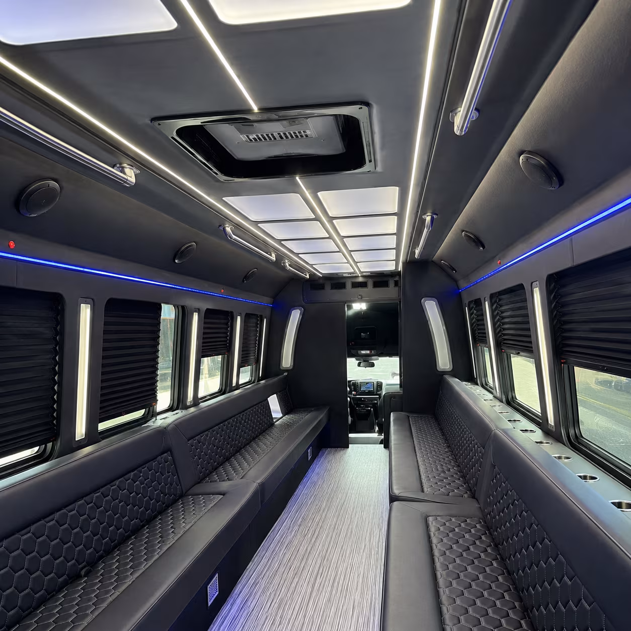 Hayward Prom & Homecoming Transportation party bus exterior