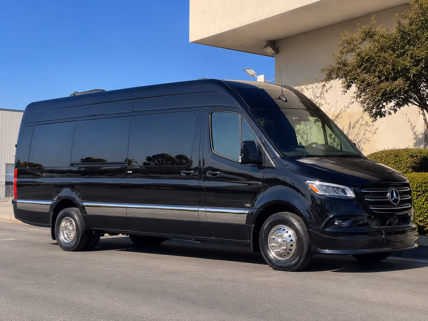 Hayward School Event Transportation party bus exterior