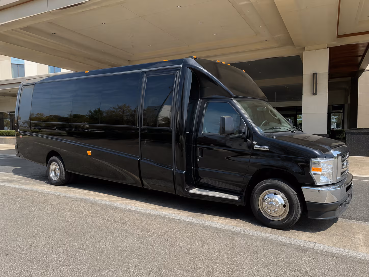 Hayward Sporting Event Transportation party bus exterior