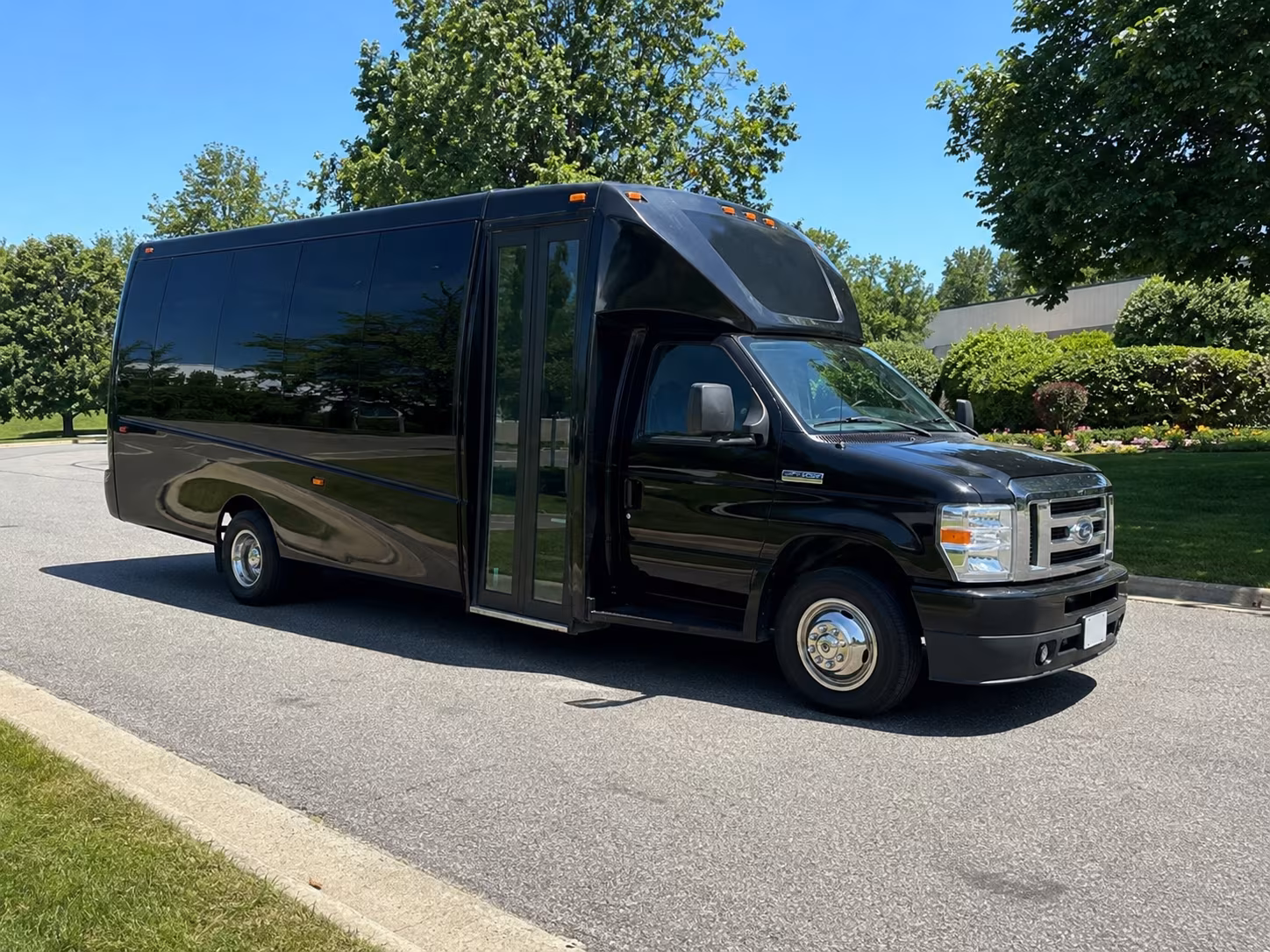 Hayward Wedding Transportation party bus exterior