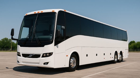 Exterior of Charter Bus Company Hayward's 40 Passenger Charter Bus in Hayward