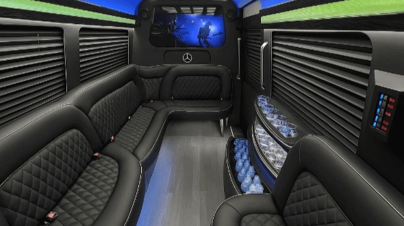 hayward 14 passenger sprinter limousine interior