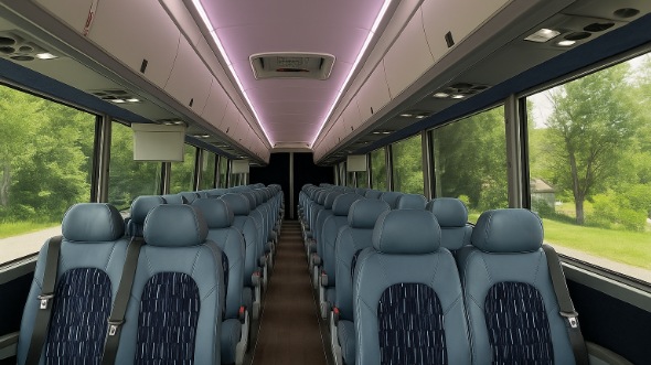 25 passenger minibus interior