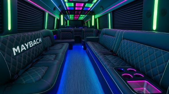 hayward 50 passenger party bus rental